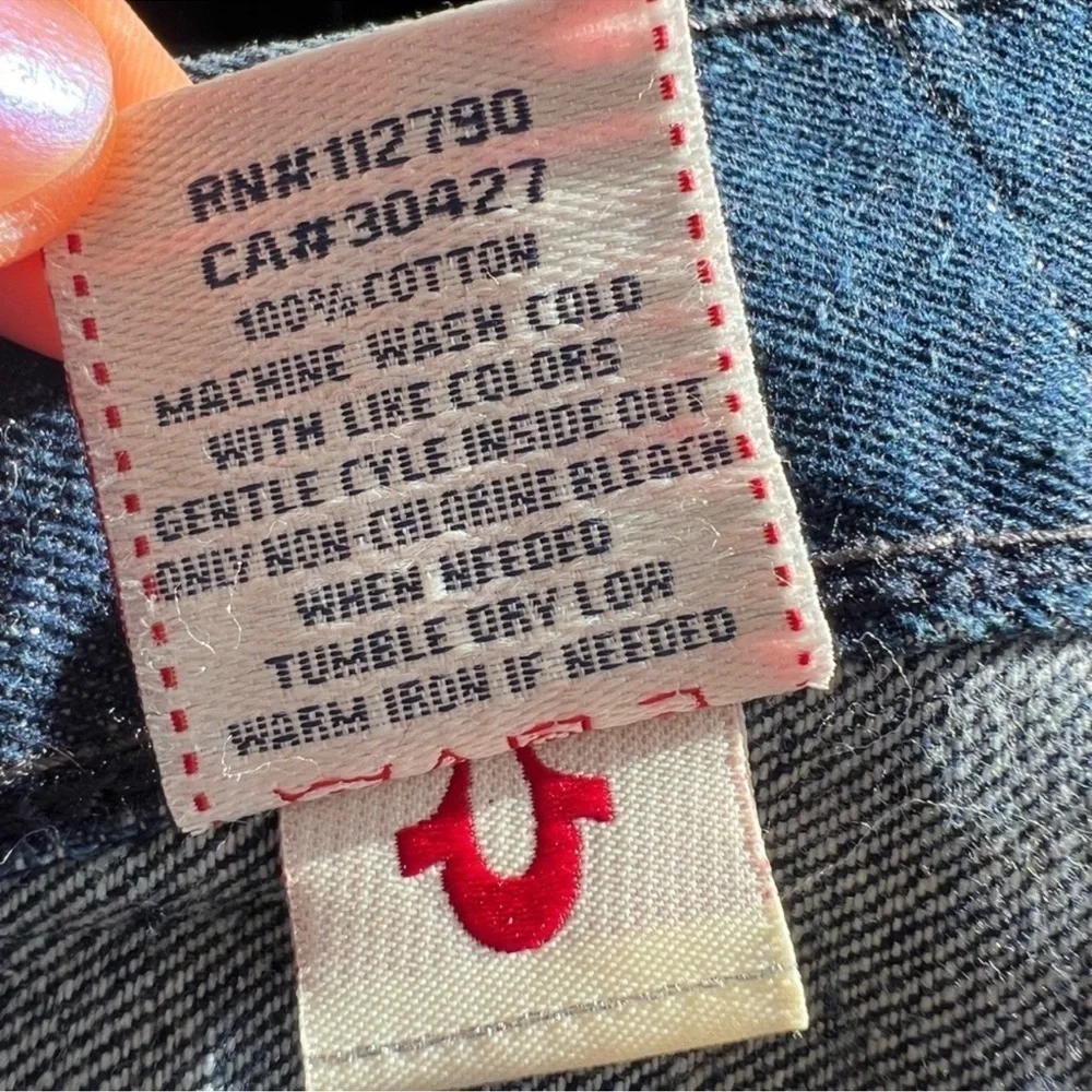 True religion surf blue jeans size 38